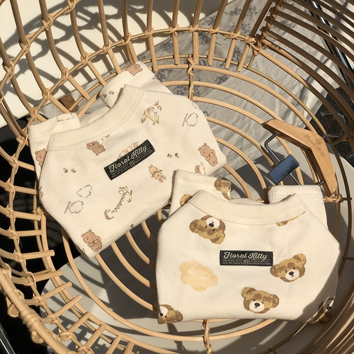 FLORALKITTY Флисовая японская летняя пижама, с медвежатами