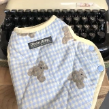 Милый стеганый летний брендовый жилет, с медвежатами