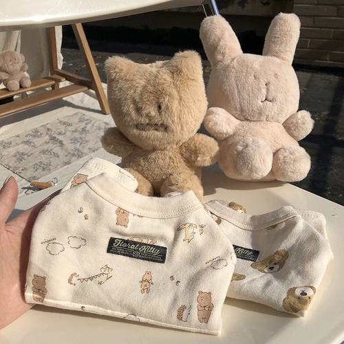 FLORALKITTY Флисовая японская летняя пижама, с медвежатами