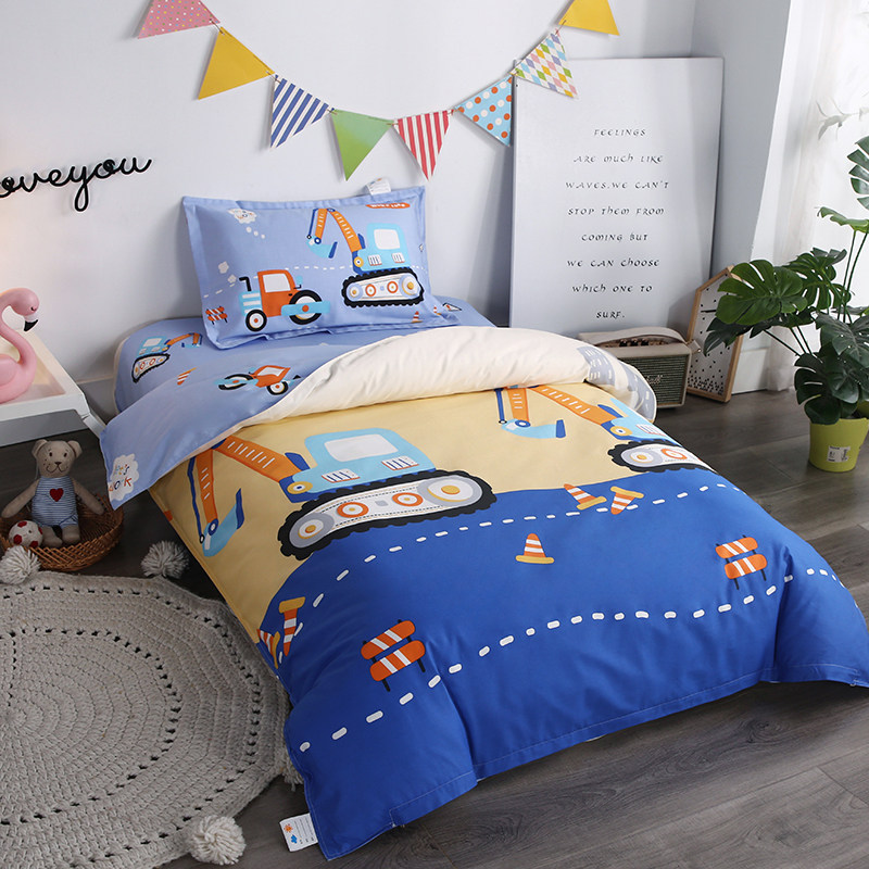 Baby quilt spring and autumn cover quilt pure cotton newborn children baby small quilt kindergarten autumn and winter thickened four seasons universal