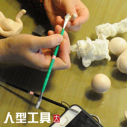 Комплект из нержавеющей стали ручной работы, кукла, 4 предмета