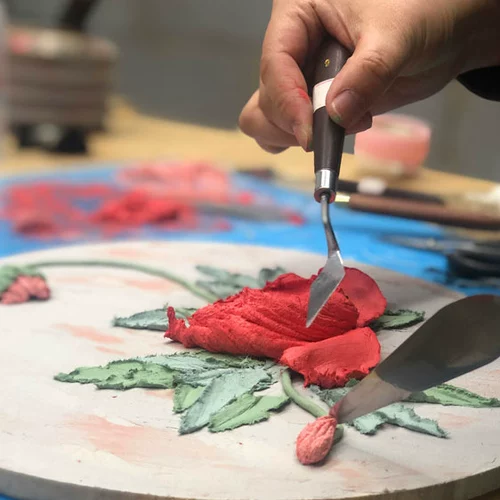 Ningshi Ароматная минеральная скульптура декоративная штукатурная штукатурка из тиснена европейские произведения создание искусства Материал 26 Цветные серии