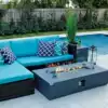 Outdoor bar heating table Commercial liquefied gas heating furnace Household heating furnace Courtyard grill Garden villa