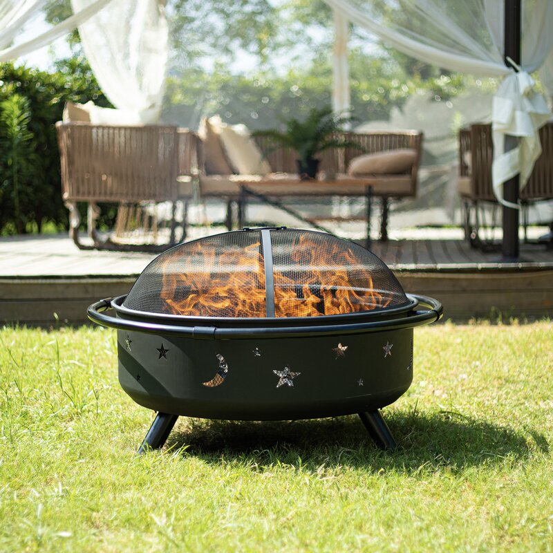 Wood-burning stove charcoal Home Outdoor Field Stove Courtyard Barbecue carbon fire basin matchmaking cooker bbq bonfire-Taobao