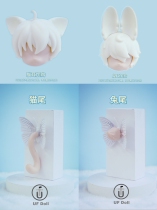 UFdoll 12 min meow ear tail and rabbit ear tail OB11GSC clay available with animal match