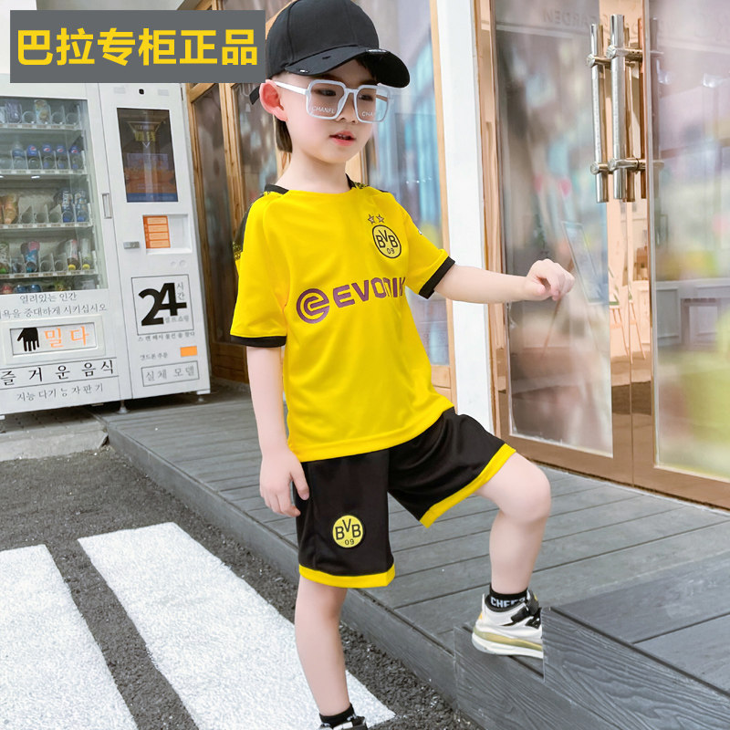 Bala children dress bala boys suit summer mounted children CUHK Girl sports girls Summer speed dry short sleeves shorts