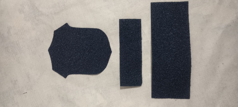 Little Leopard Morale Badge, Snow Leopard Velcro Armband Fuzzy Set of 3