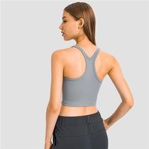 Fashion 100 Hitch A New Strap Chest Cushion Yoga Vest Woman Pro Skinny Naked Sensation Training Fitness Shockproof Sports Underwear