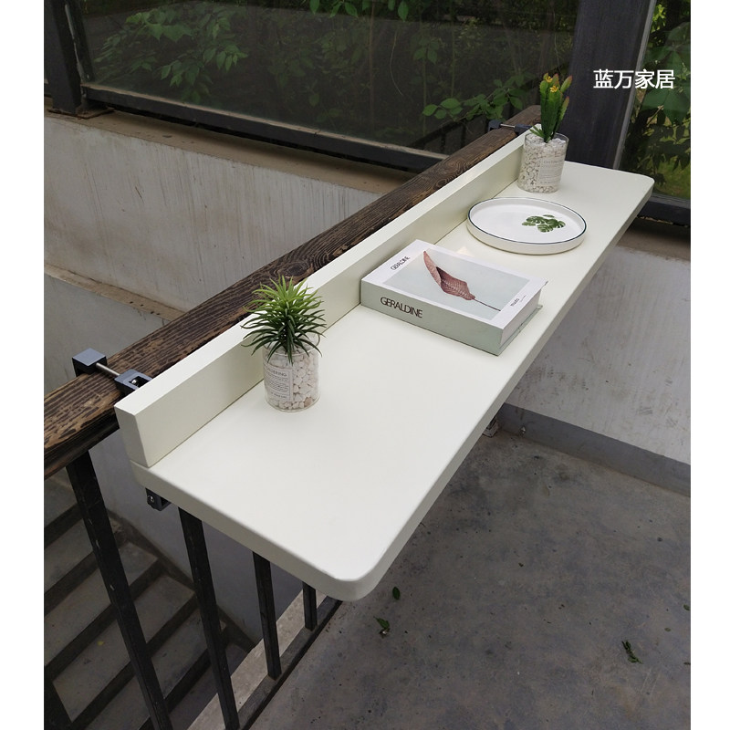 Balcony bar table Table Close By Window integrated convenience metal wall-mounted small bar Folding Railing Hanging Fold and Leisure