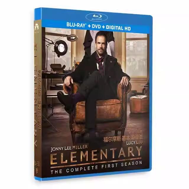 Bd Blu-Ray Disc American Tv Series Sherlock Holmes Elementary Season 1-6 18-Disc Box Set Bd Blu-Ray Disc American Tv Series Sherlock Holmes Elementary Season 1-6 18-Disc Box Set
