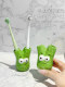 Creative bathroom toothbrush stand ceramic washbasin bathroom manual toothbrush storage stand toothbrush base stand