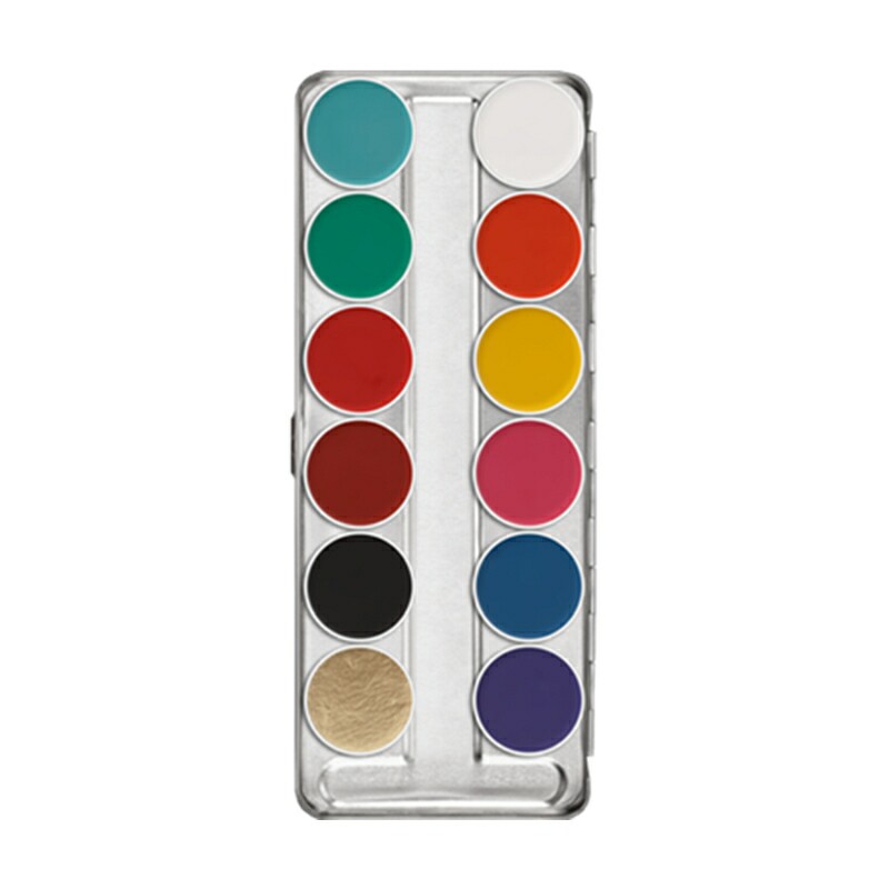 Opera Phantom KRYOLAN German Mask 6 Color 12 Color 24 Color watercolor AQUACOLOR