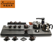 Wu Jinshi tea tray Induction cooker Automatic integrated water kettle Single-layer household rectangular tea table drain tray