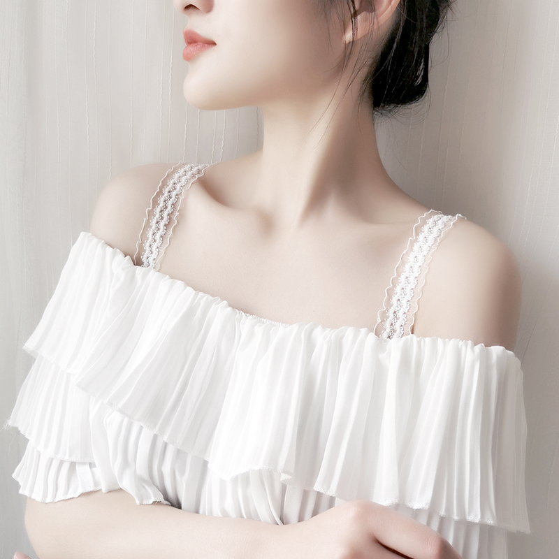 Bra underwear strap strap lace invisible non-slip non-slip non-marking not lecturable exposed trim extended bra strap