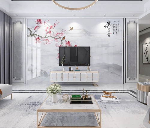 Гостиная плитка телевизионная фон стена 3D Микрокристаллическая каменная стена тибетская тибетская простая современная европейская стиль фильма и телевизионные стены Камень Каменный материал