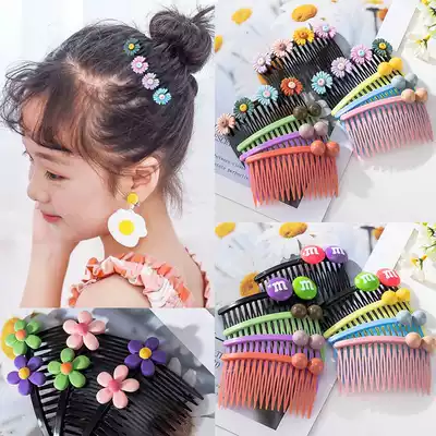 Children's comb comb comb hair accessories bangs comb Joker broken hair artifact non-slip densely toothed girl hairclip comb headgear