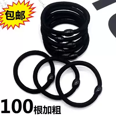 Black tie hair rubber band hair rope headdress Korean hair accessories high stretch bold Hairband simple no seam Hairband