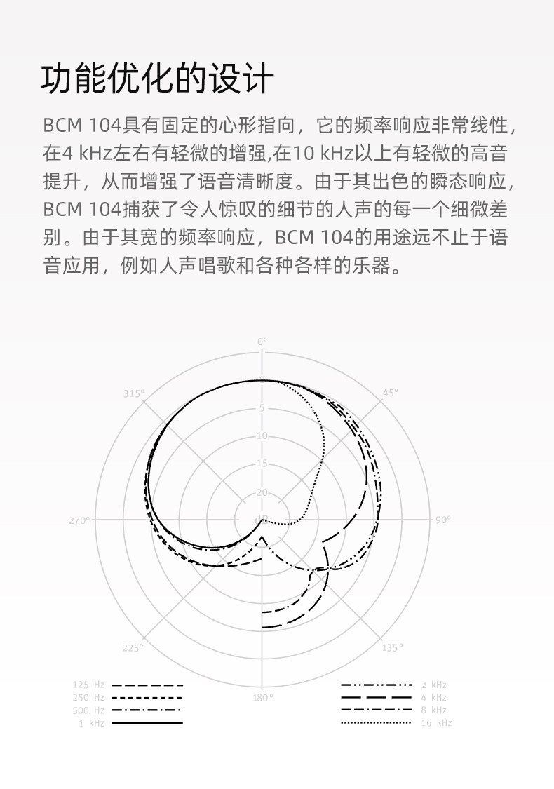 Neumann/诺音曼BCM104电容麦克风专业录音话筒播音配音直播
