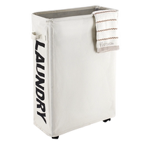 Dirty clothes basket dirty clothes basket dirty clothes storage basket folding household doll clothes dirty laundry basket bucket narrow gap yoga