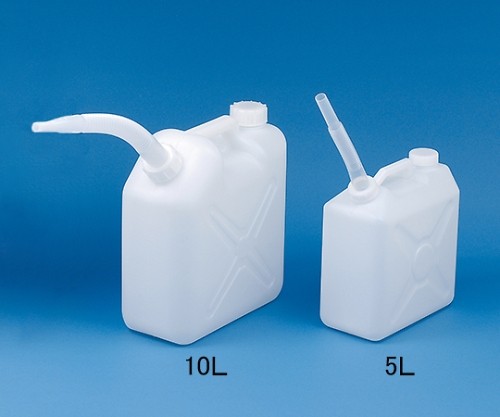 平角桶塑料桶(方形)HDPE试剂桶废液桶5L10L20L日本产NIKKO亚速旺