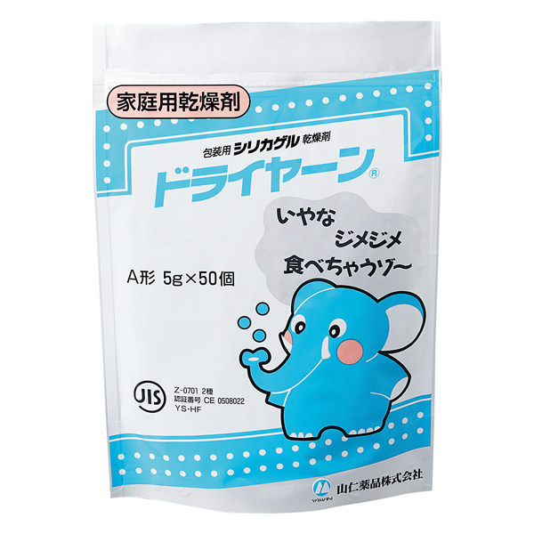 硅胶干燥剂DryanR日本亚速旺进口/JIS Z0701规格产品/5/3-5132