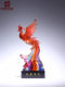 Zibo Glaze Crafts Phoenix Dance Nine Heavens Advanced Phoenix Nirvana Adorno Mascota Sala de estar Feng Shui Luz Decoración de lujo
