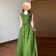 [Зеленый] [Щедрый и порядочный/простой и щедрый/нишевый дизайнер/корейский стиль/холодный стиль/худой/маленький рост/немного толстая девушка/все виды стиля/легкая роскошь и элитный/официальный случай/темперамент/супер красивый/французский стиль]