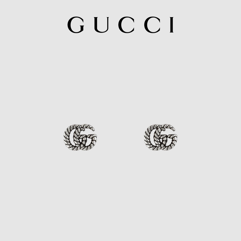 Sterling SilverGUCCI Gucci Double G ma'am Earrings