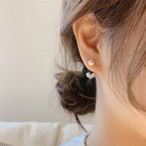Pearl stud earrings 2021 new trend 2020 high sense small delicate temperament simple love earrings earrings