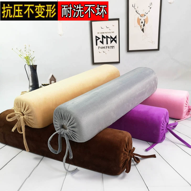 Thẩm mỹ viện gối chân gối lõi giường hình trụ massage đặt chân xốp nâng chân massage bà bầu - Gối