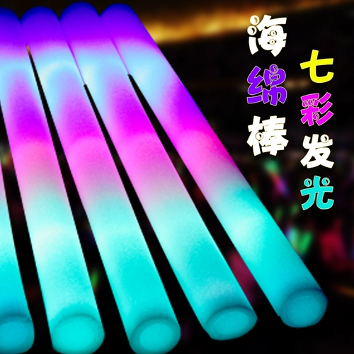 Поролоновая разноцветная световая палочка из пены