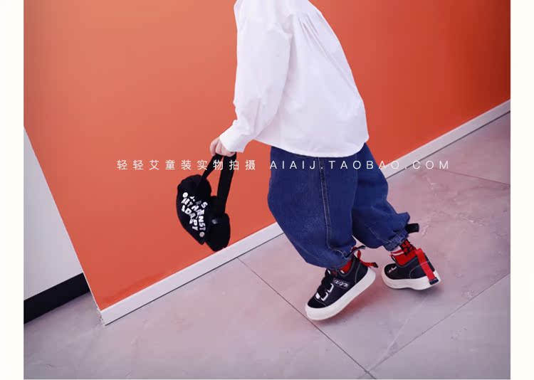Đầm sơ mi trắng cho bé mùa thu 2019 phiên bản Hàn Quốc mới của bé trai ngắn dài giản dị áo sơ mi dài tay - Áo sơ mi sơ mi kẻ bé trai