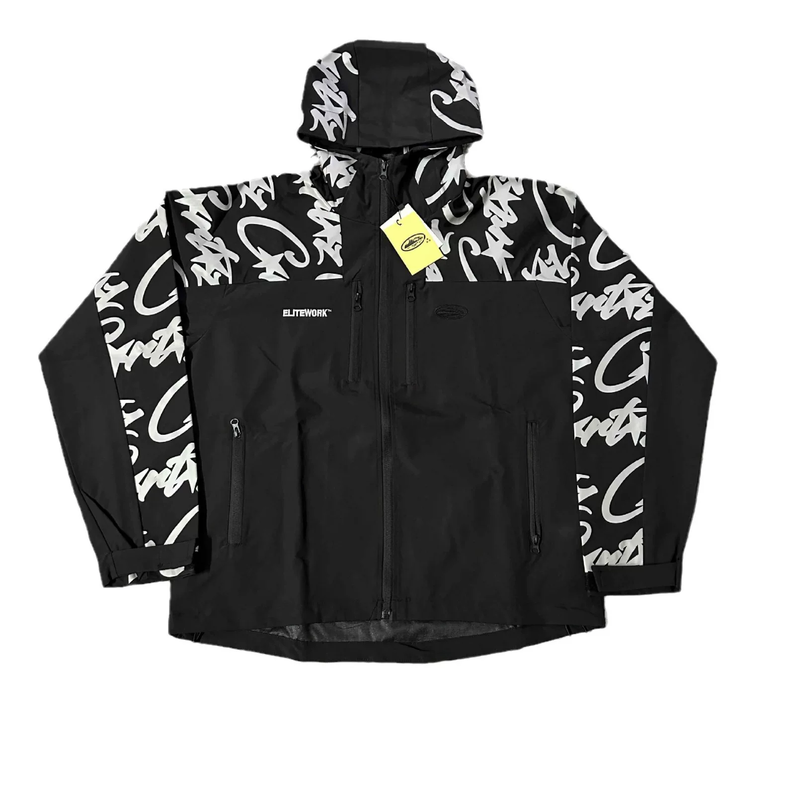 Corteiz soft shell Elitework waterproof windbreaker reflecting jacket connecting demon island jacket