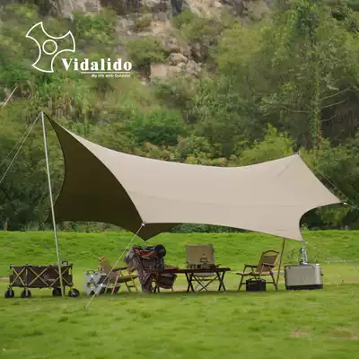 Vidalido inflammatory tent series outdoor maple leaf butterfly retro TC Cotton