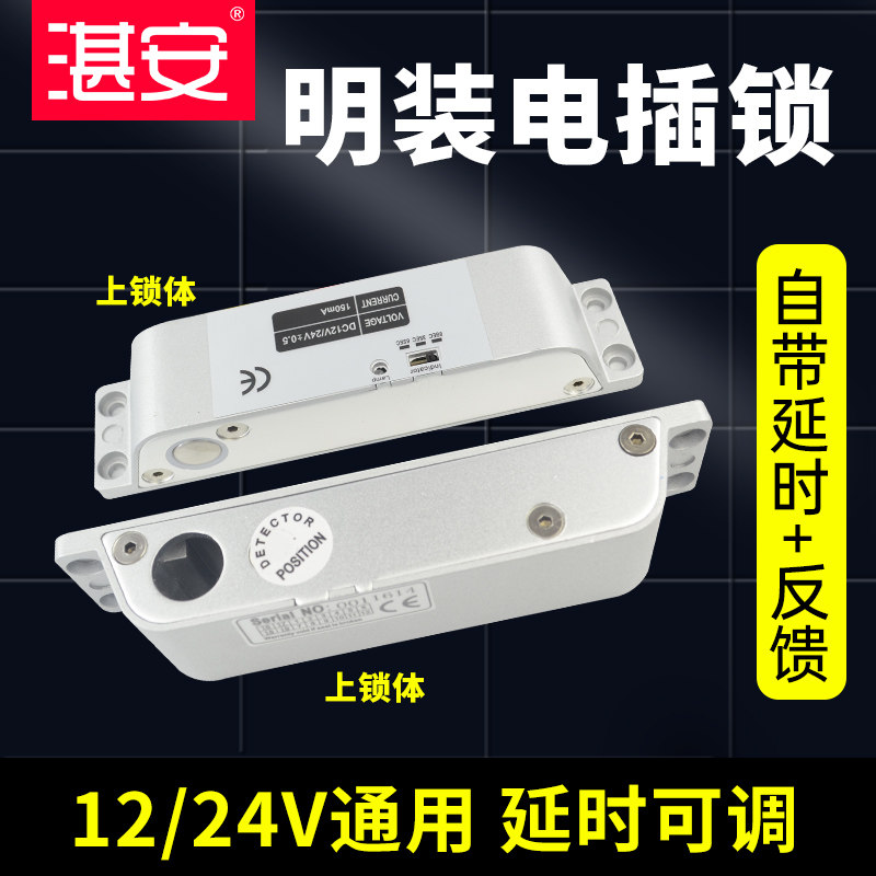 Zhan Anming Electric Lock Side 12V 24V Door Lock Iron door and wood door