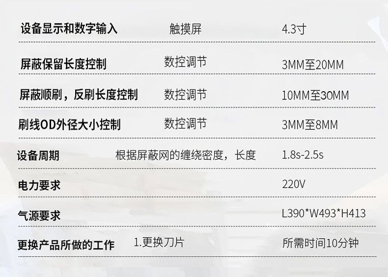 廠家專業直銷 精簡版屏蔽線刷剪翻網編織機 刷散分線機 廠家專業直銷 精簡版屏蔽線刷剪翻網編織機 刷散分線機