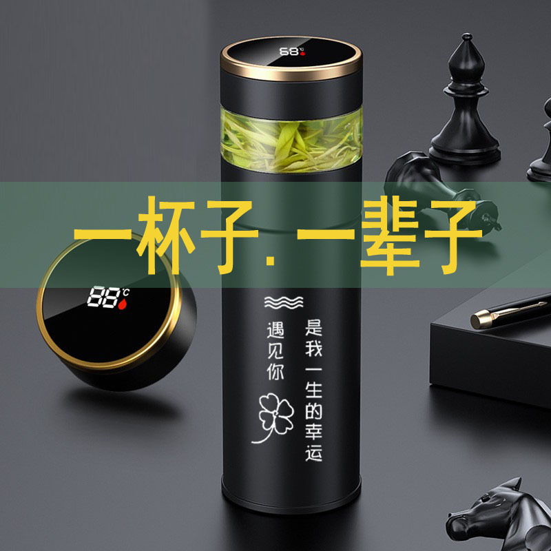 Mid-Autumn Festival Gift, High-End Gift for Boyfriend or Husband, Practical Birthday Gift for Men, Surprise Gift for Elders, Men's Style Cup, Water Cup