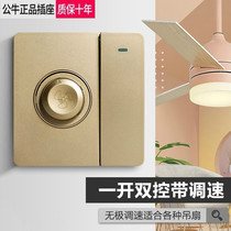 Bull switch 86 type speed governor with an open double control universal endless transmission