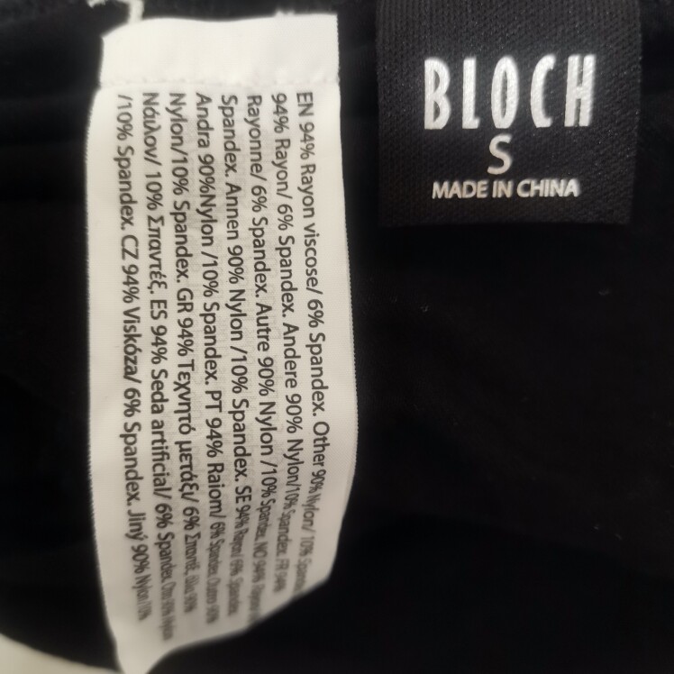 Детский спортивный костюм 澳洲品牌bloch外贸尾单成人女装体服中袖人棉面料吸湿排汗 Melissabow