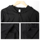 Одежда для защиты от солнца, летний шелковый комплект, корсет, куртка для йоги, облегающий крой, в обтяжку