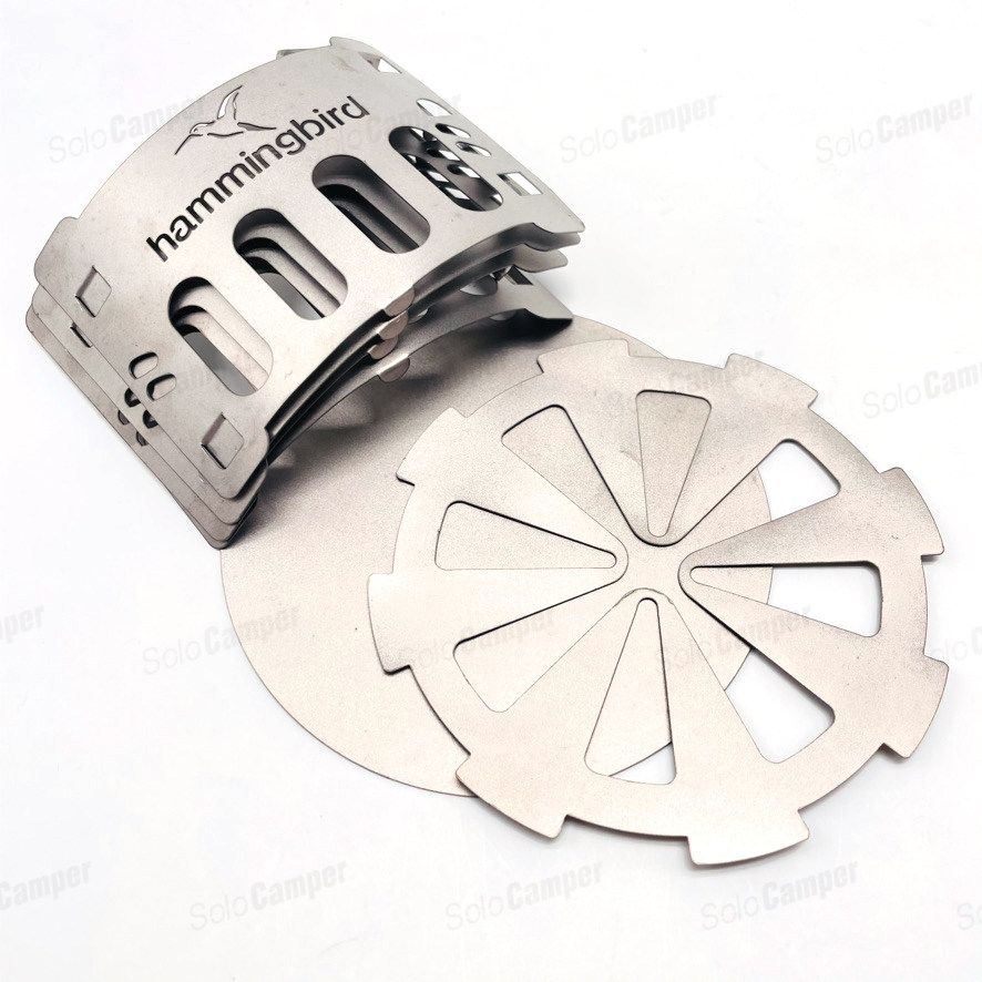 TIJI Outdoor Camping Portable Brass Alcohol Stove Steps Sweden Trangia Japan Evernew