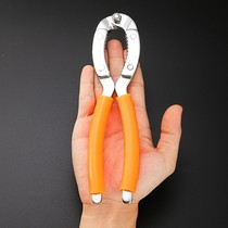 Walnut clip Exfoliator tool Home forged and versatile open walnut nuts Divine Black Peach Cracker Pliers