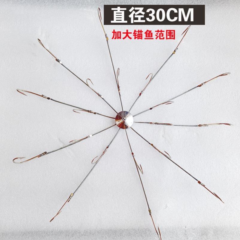 Hair hook special hook Vietnamese anchor hook octaws hook large size ten claw hook silver carp silver carp silver carp with special spear hook fish