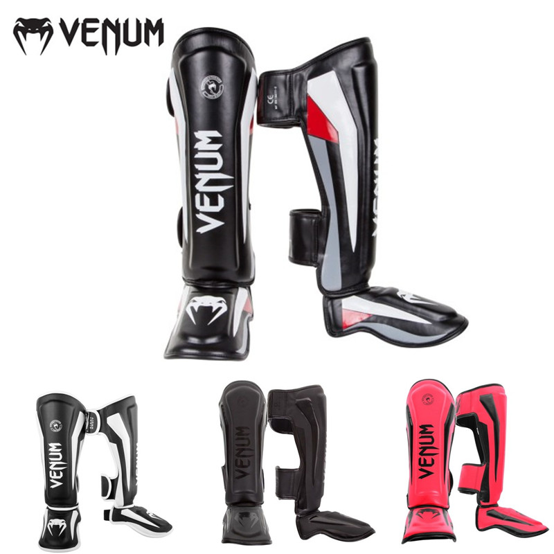 VENUM Venom elite leg guard Thai punch protects adult training shibial protective calf plate fight