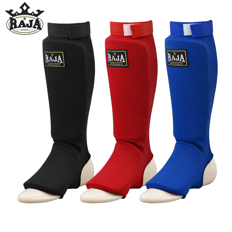 Thai RAJA Thai Boxing Leg children Adult Percussion Loose fighting sports Anti-slip knit to protect the shin bone