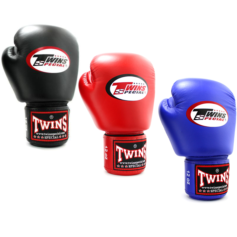 Thailand twins fist adult boxing gloves Thai boxing boxing fighting children's real leather professional models