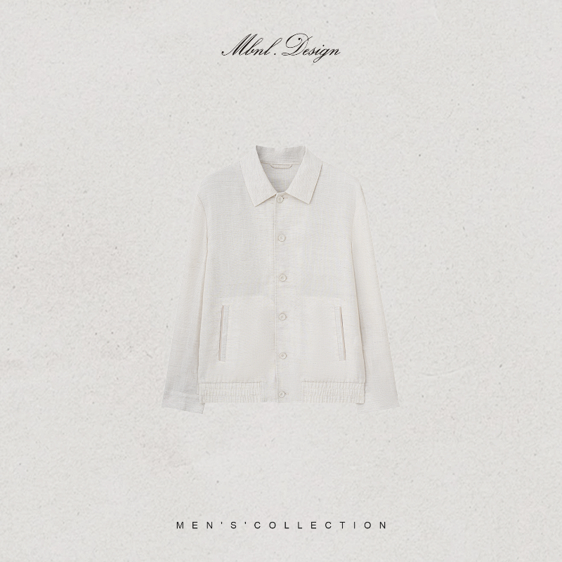 Mbnl-F Qin Lei Men's Clothing「Milano」Linen Customized Breathable Texture Jacket Ll-Wwt0197