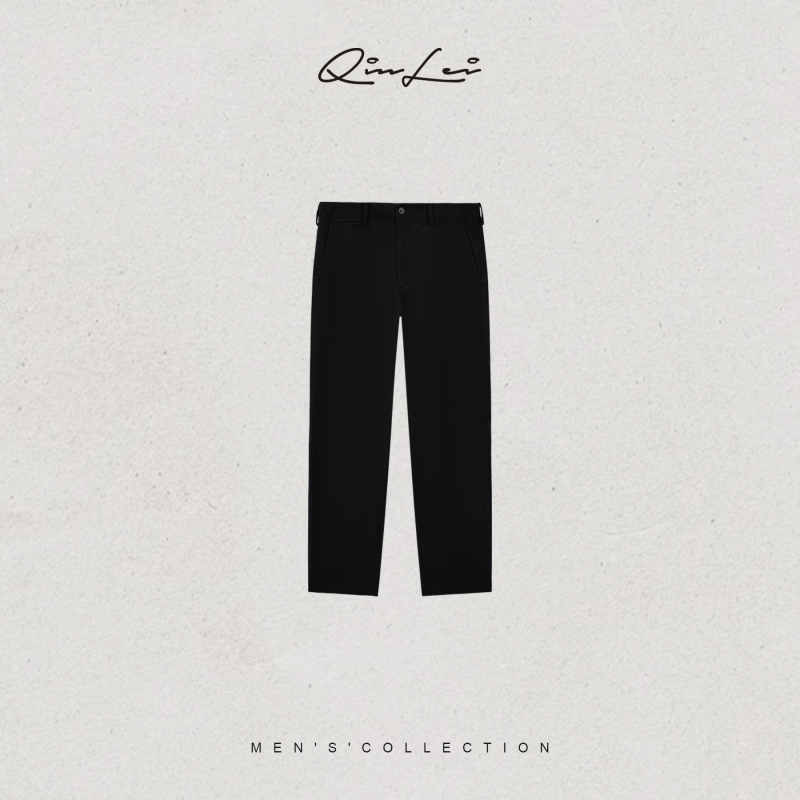 Mbnl-F Qin Lei Men's Clothing'Simple and Distressed' 100% Cotton Soft and Comfortable Casual Pants Ll-Wskz20111