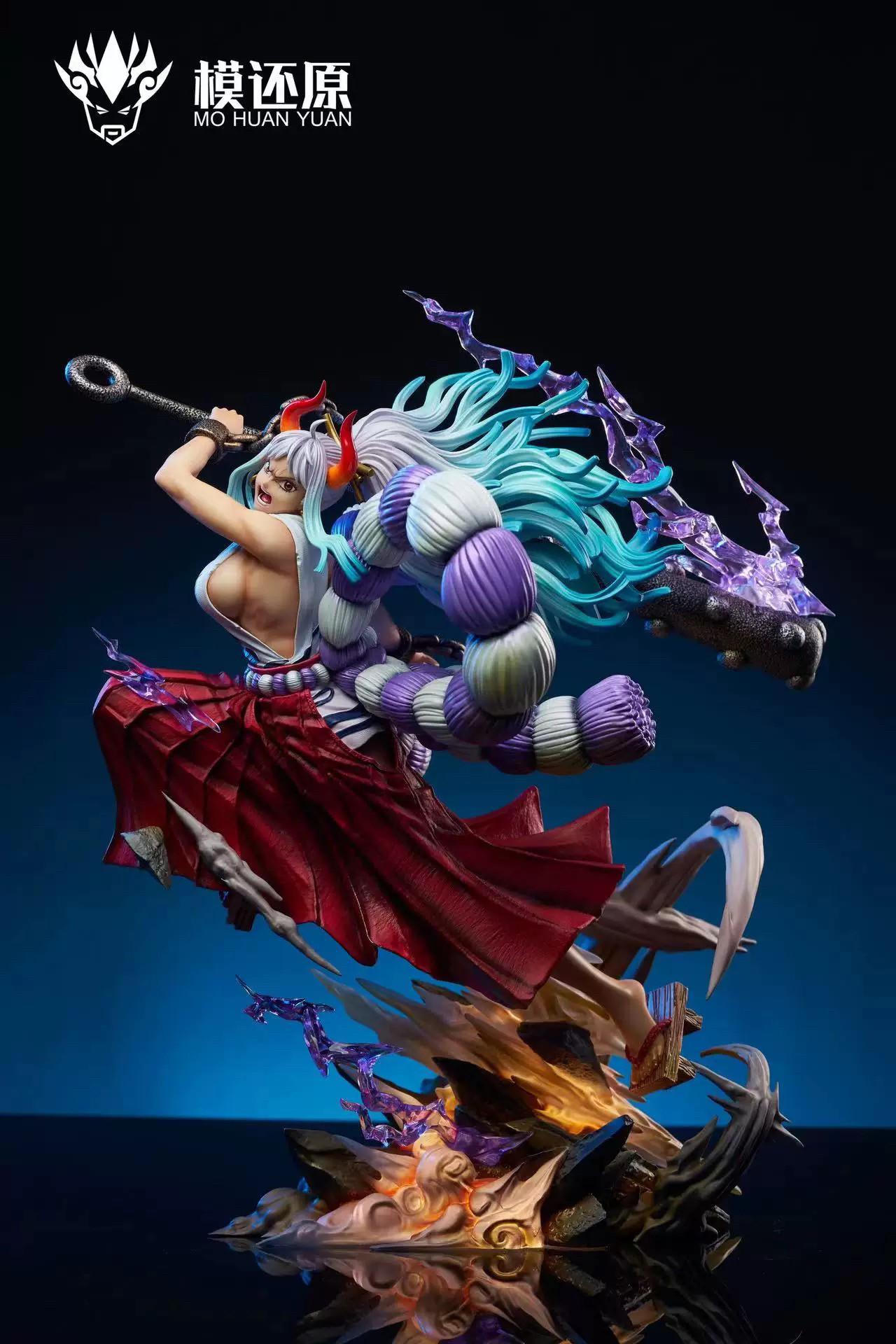 YAMATO Poison フィギュア 1/6 スケール One Piece Yamato Statue POP Scale Animation Figure Model Limited