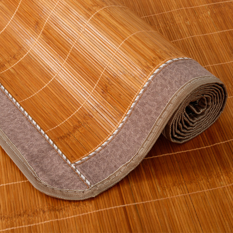 Cool mat bamboo mat home summer ice silk winter summer dual use 1 meter 2 grass mat foldable single student dormitory bed